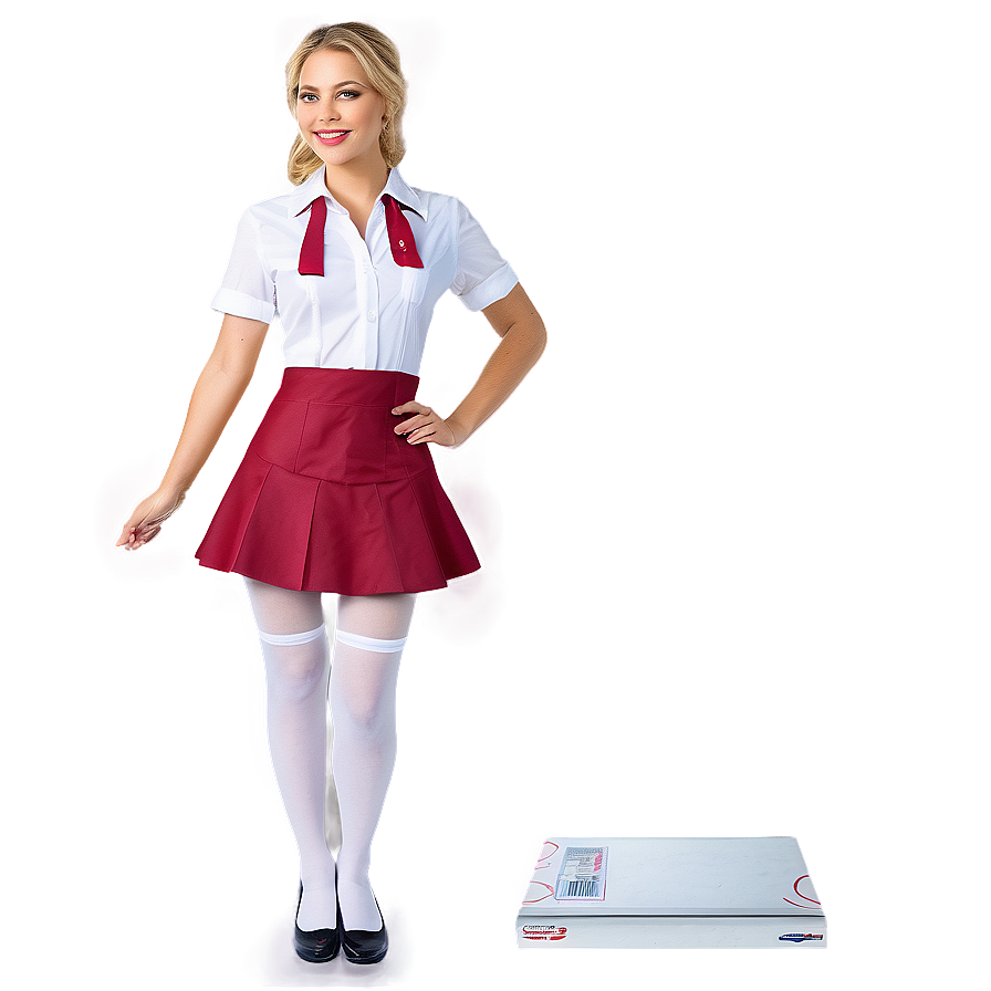 Waitress Uniform Png Dsu7 PNG image