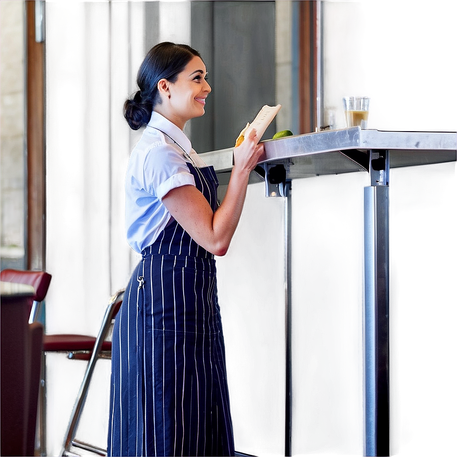 Waitress With Customers Png Jxu59 PNG image