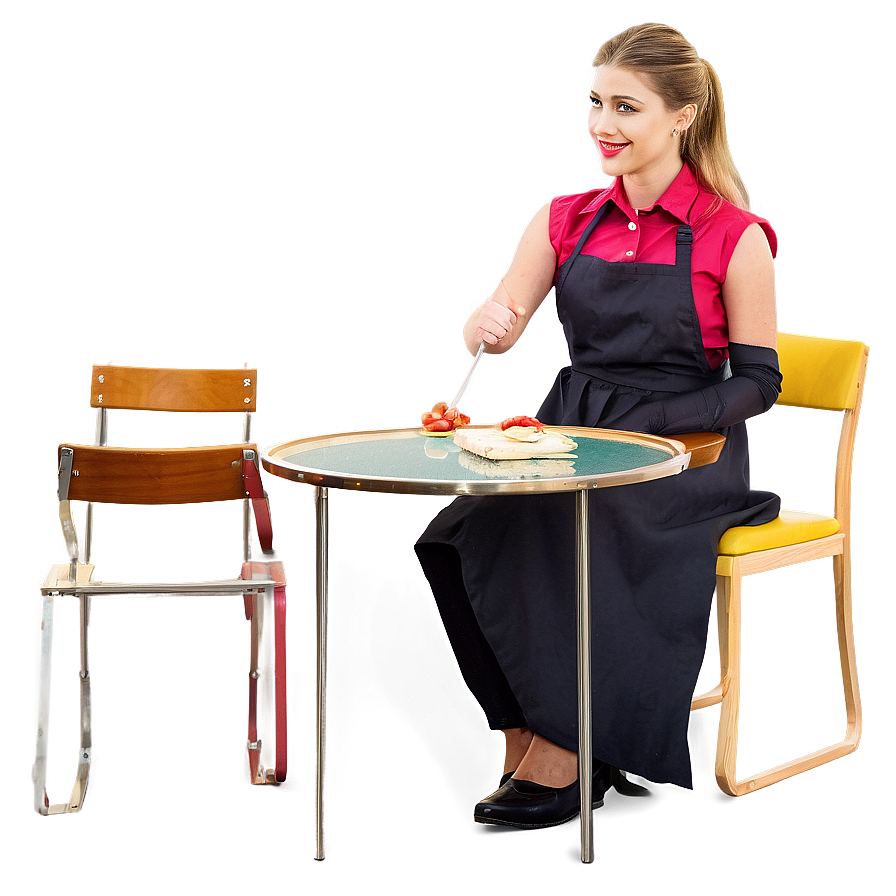 Waitress With Notepad Png Vaj98 PNG image