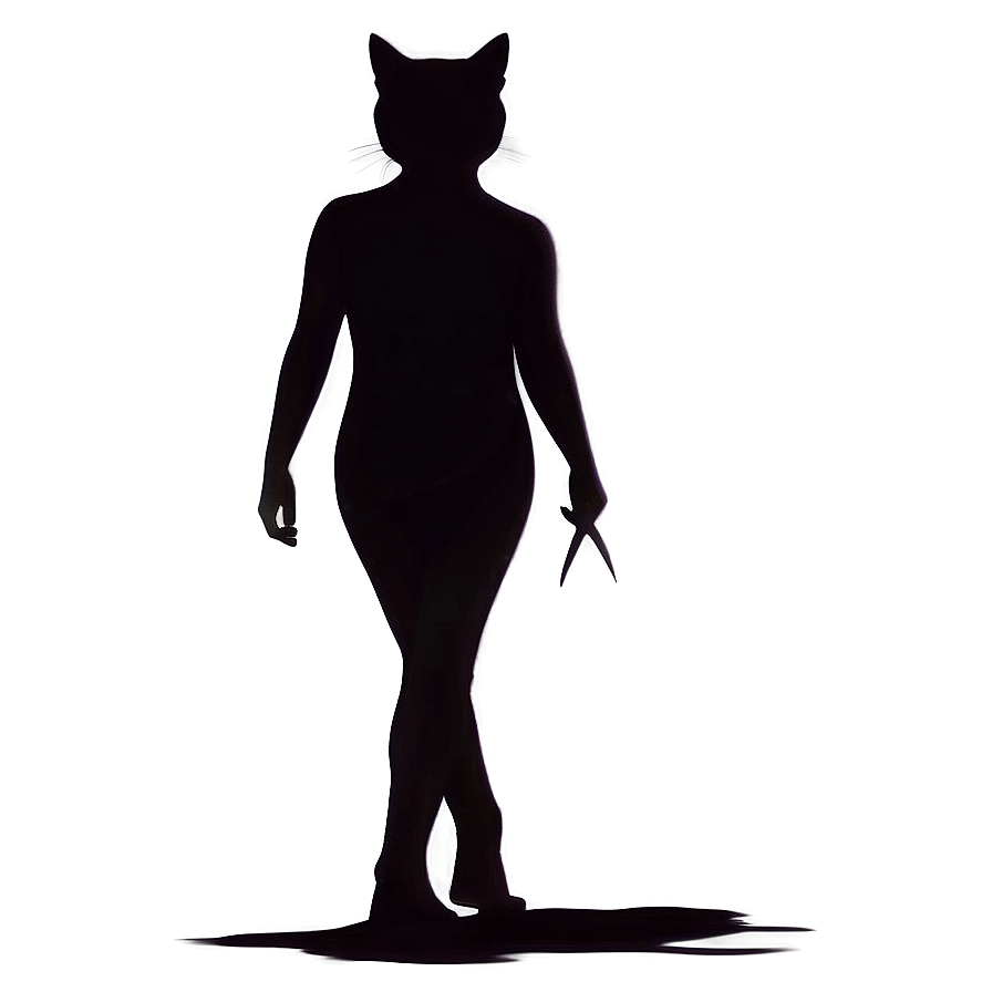 Walking Cat Silhouette Png Skp PNG image