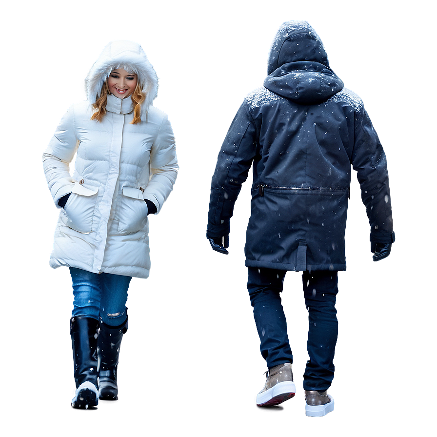 Walking In A Snowstorm Png 85 PNG image