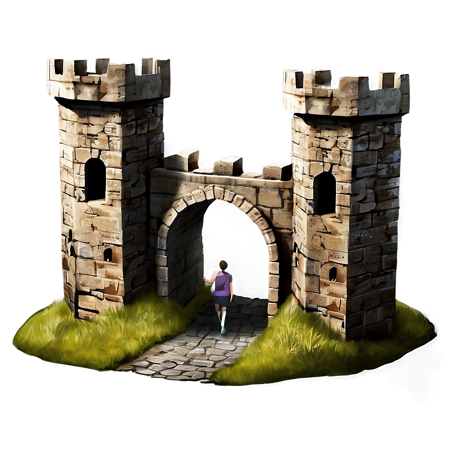 Walking Through A Castle Png Say PNG image