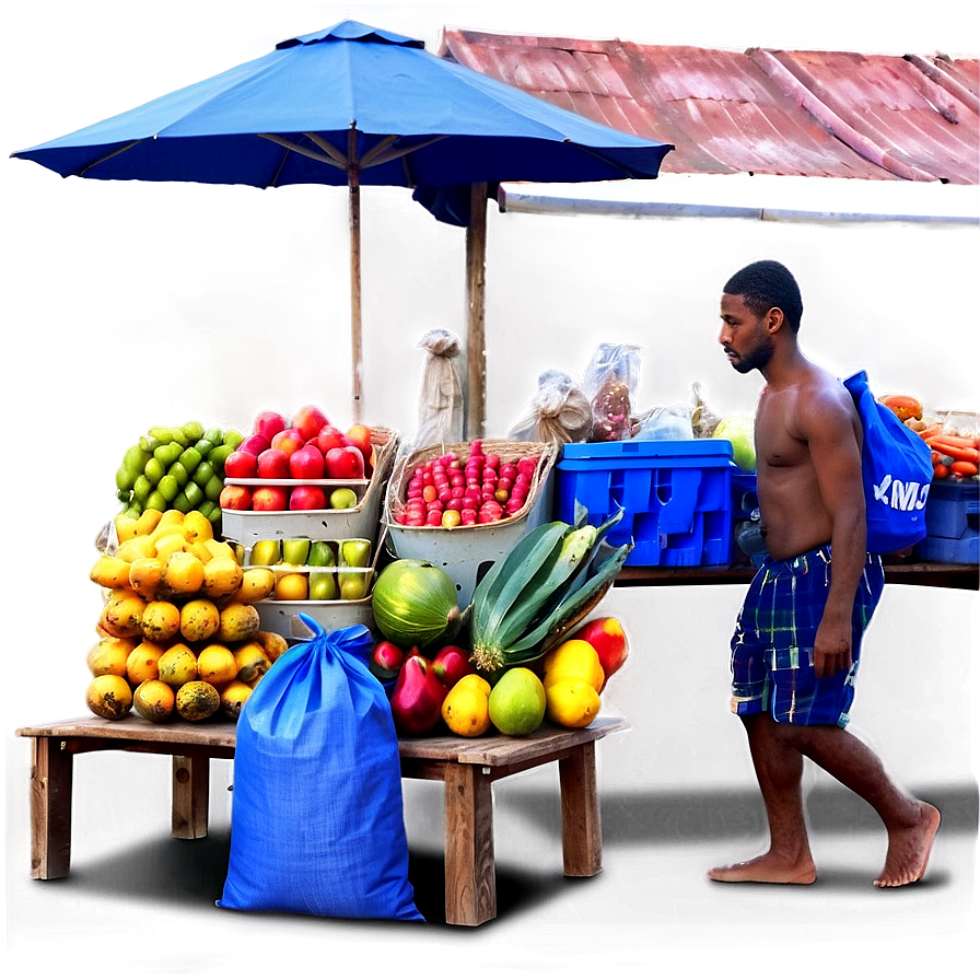 Walking Through A Market Png 71 PNG image