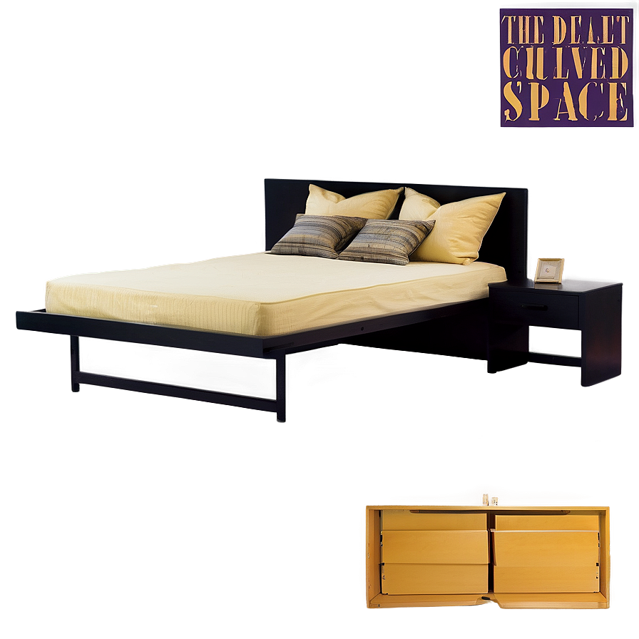 Wall Bed Space Saver Png 05042024 PNG image