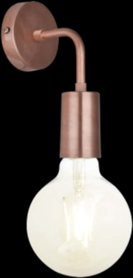 Wall Mounted Light Bulb PNG image