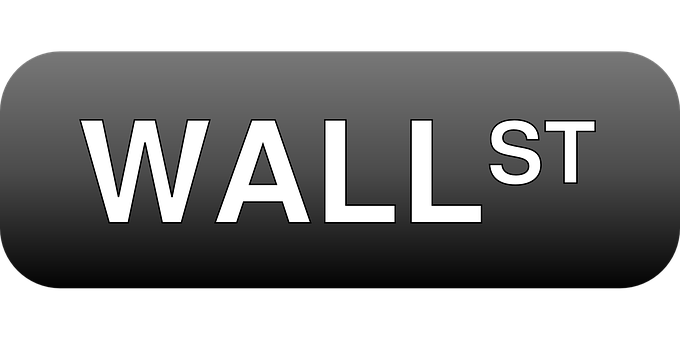 Wall Street Sign Graphic PNG image