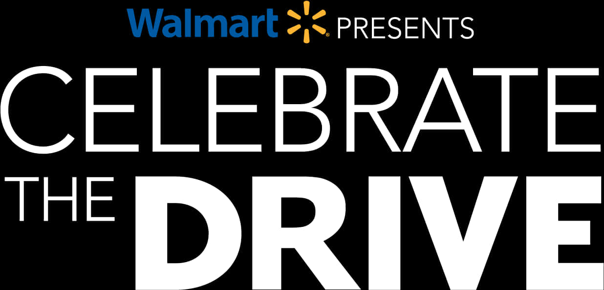 Walmart Celebrate The Drive Event Logo PNG image
