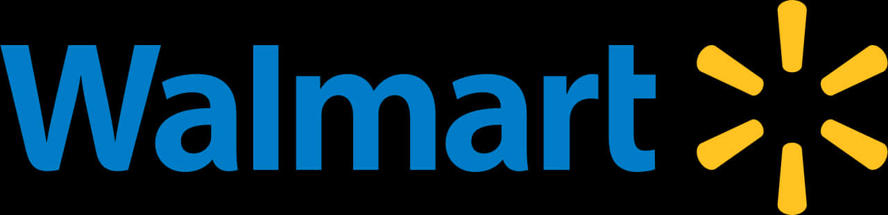 Walmart Logo Blueand Yellow PNG image