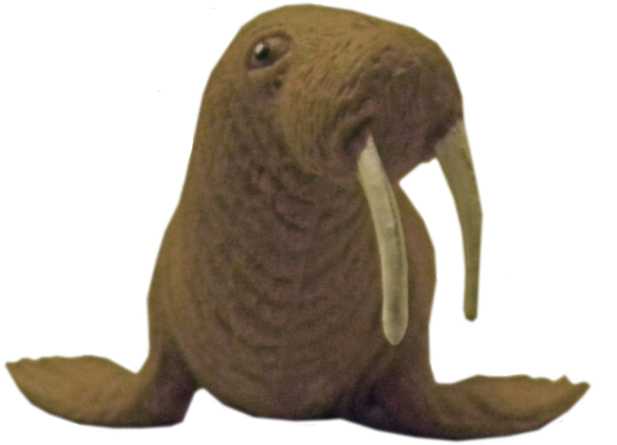 Walrus Figurine Isolated.png PNG image