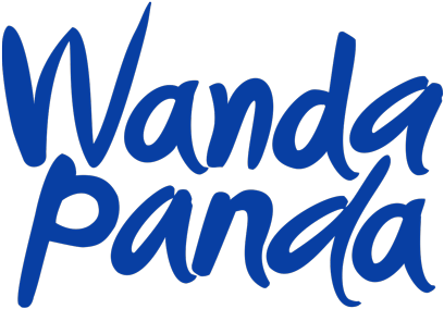 Wanda Panda Logo Design PNG image