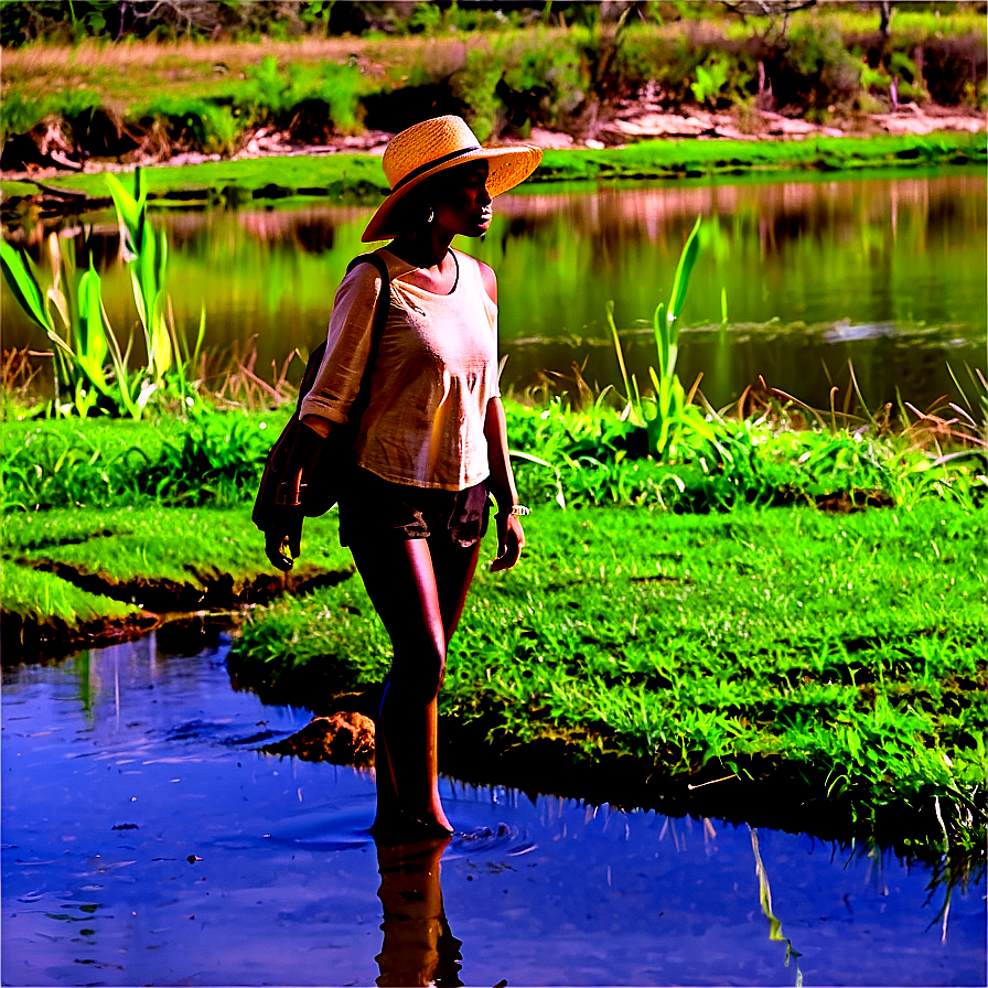 Wanderer By River Png 91 PNG image