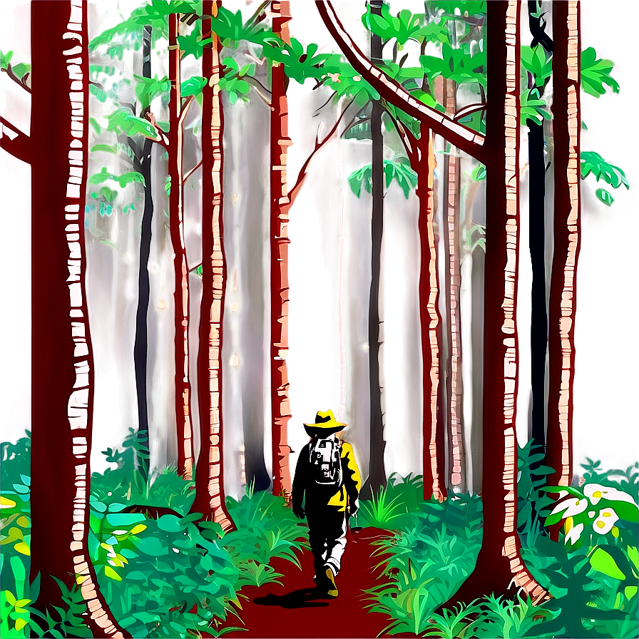 Wanderer In Forest Png 28 PNG image