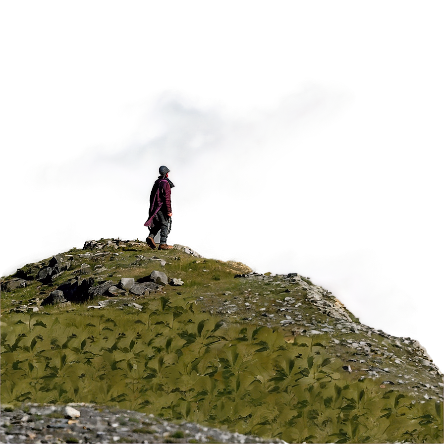 Wanderer On Mountain Png 5 PNG image