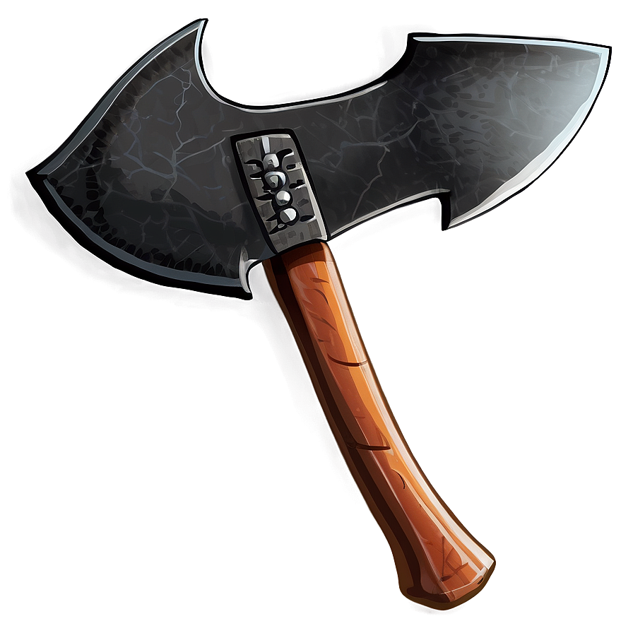 War Axe Cartoon Png Hhl PNG image