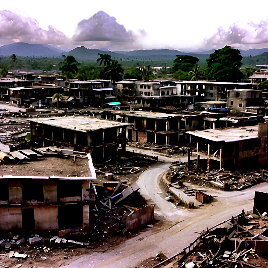 War-destroyed Urban Area Png 79 PNG image