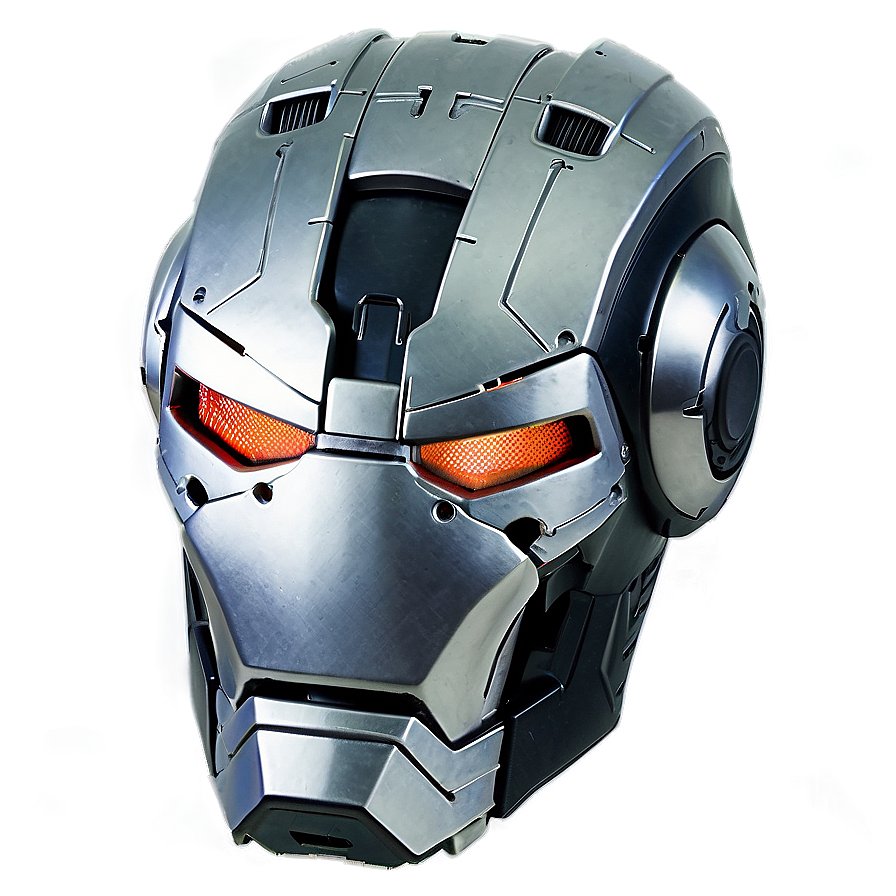 War Machine Helmet Png 06272024 PNG image