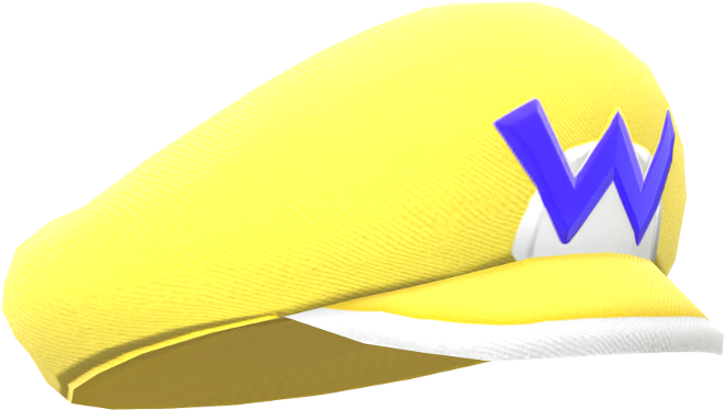Wario Yellow Cap3 D Model PNG image