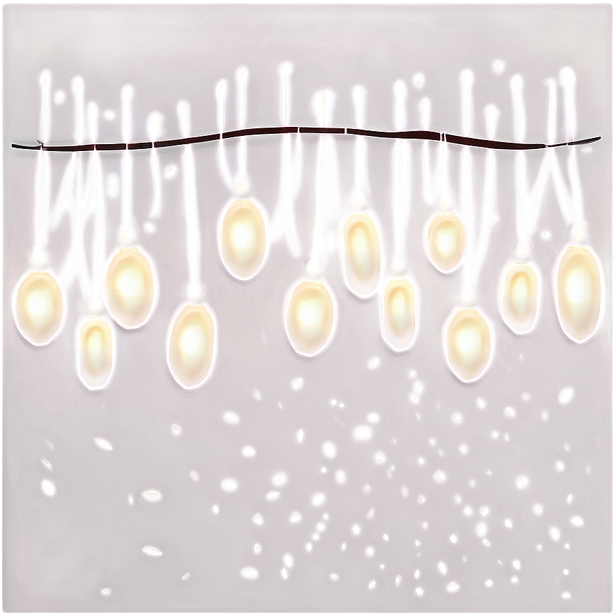 Warm White Christmas Lights Png Myc PNG image