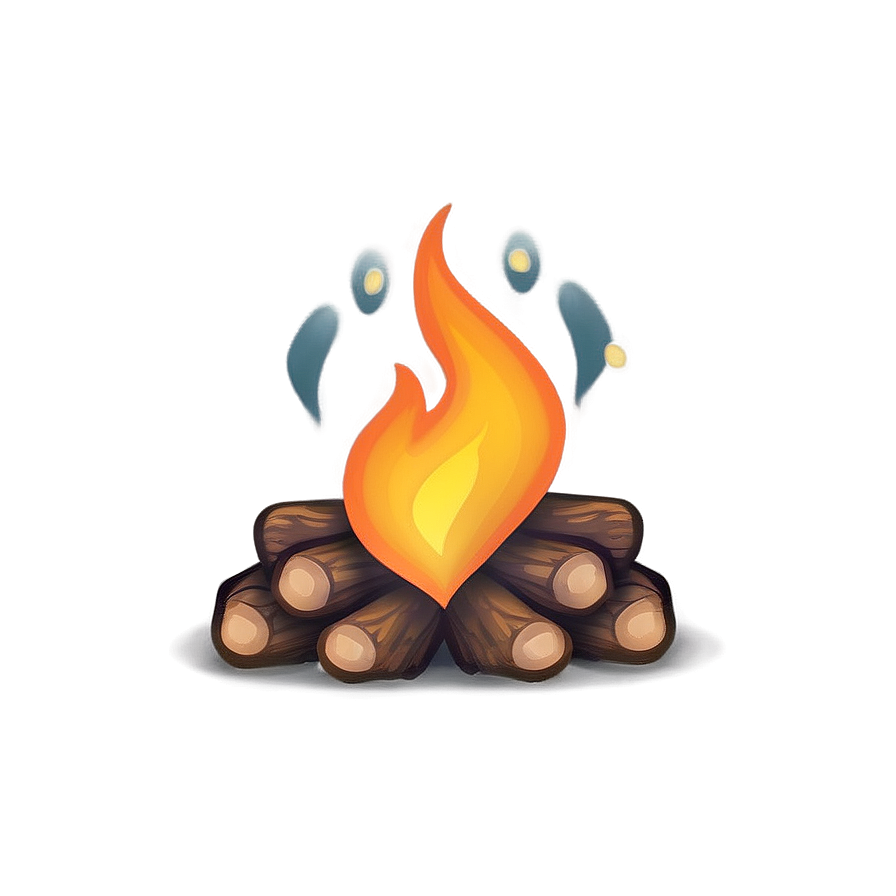 Warmth Fire Emoji Resource Png 05042024 PNG image