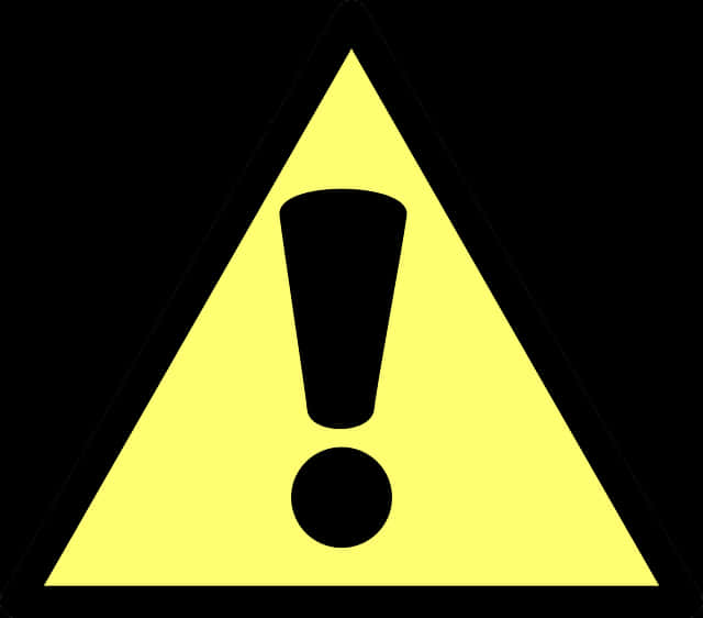 Warning Exclamation Sign PNG image