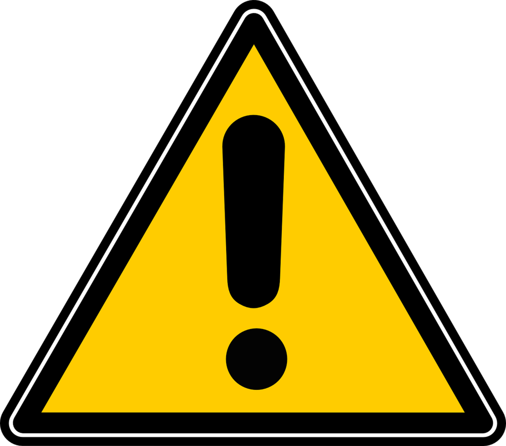 Warning Sign Exclamation Alert PNG image