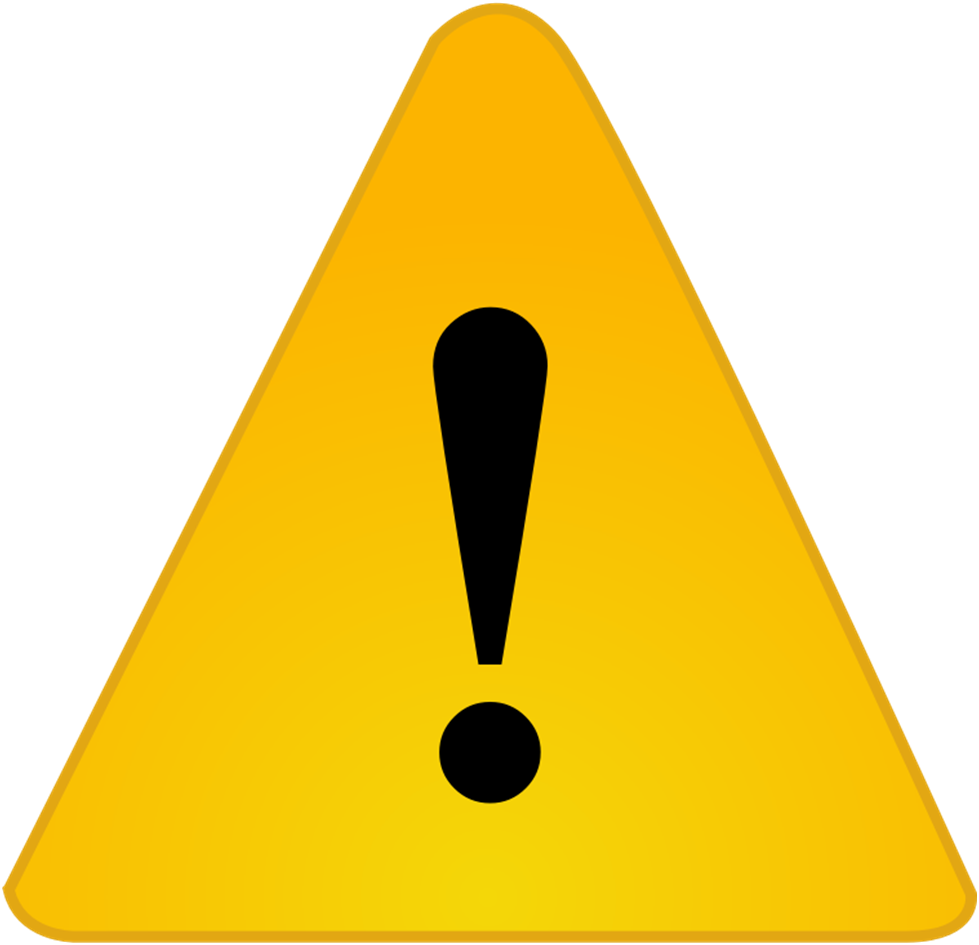 Warning Sign Exclamation Point PNG image