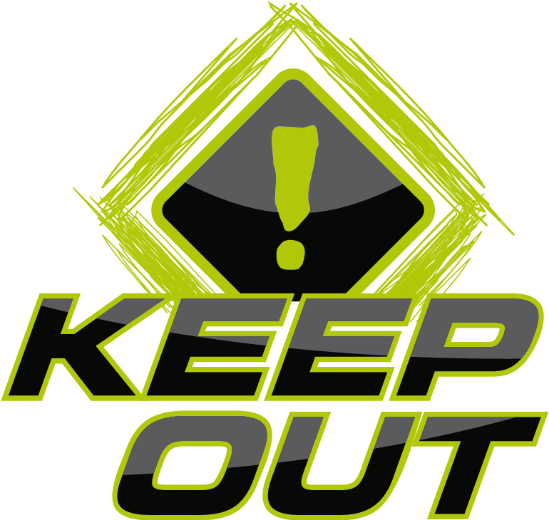 Warning Sign Keep Out Graphic PNG image