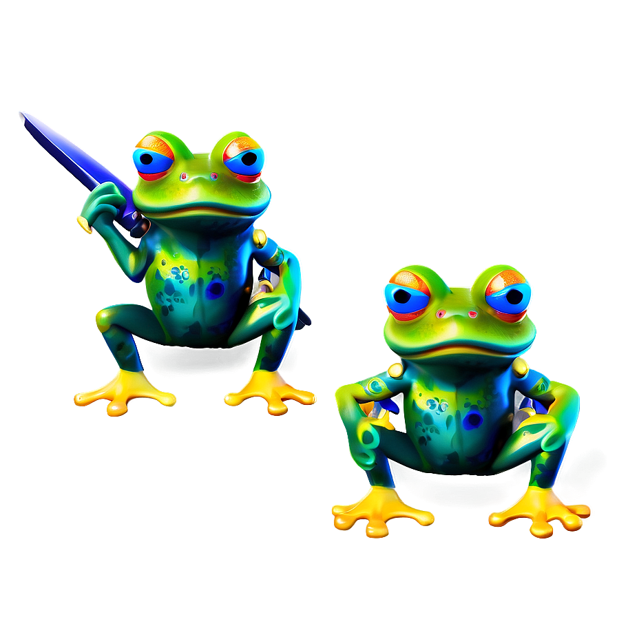 Warrior Frog Cartoon Png 86 PNG image