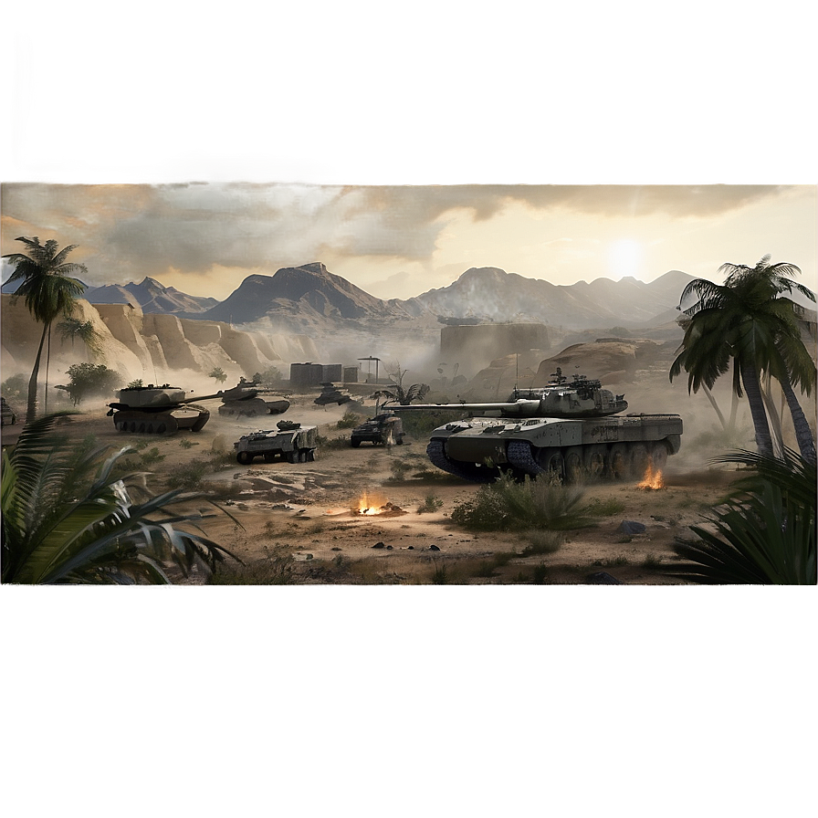 Warzone Battle Landscape Png Vyg PNG image