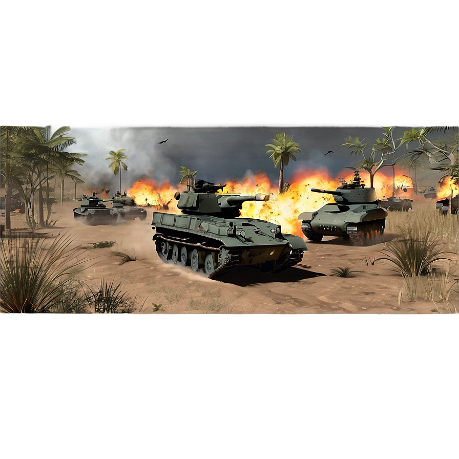 Warzone Battle Landscape Png Xig PNG image