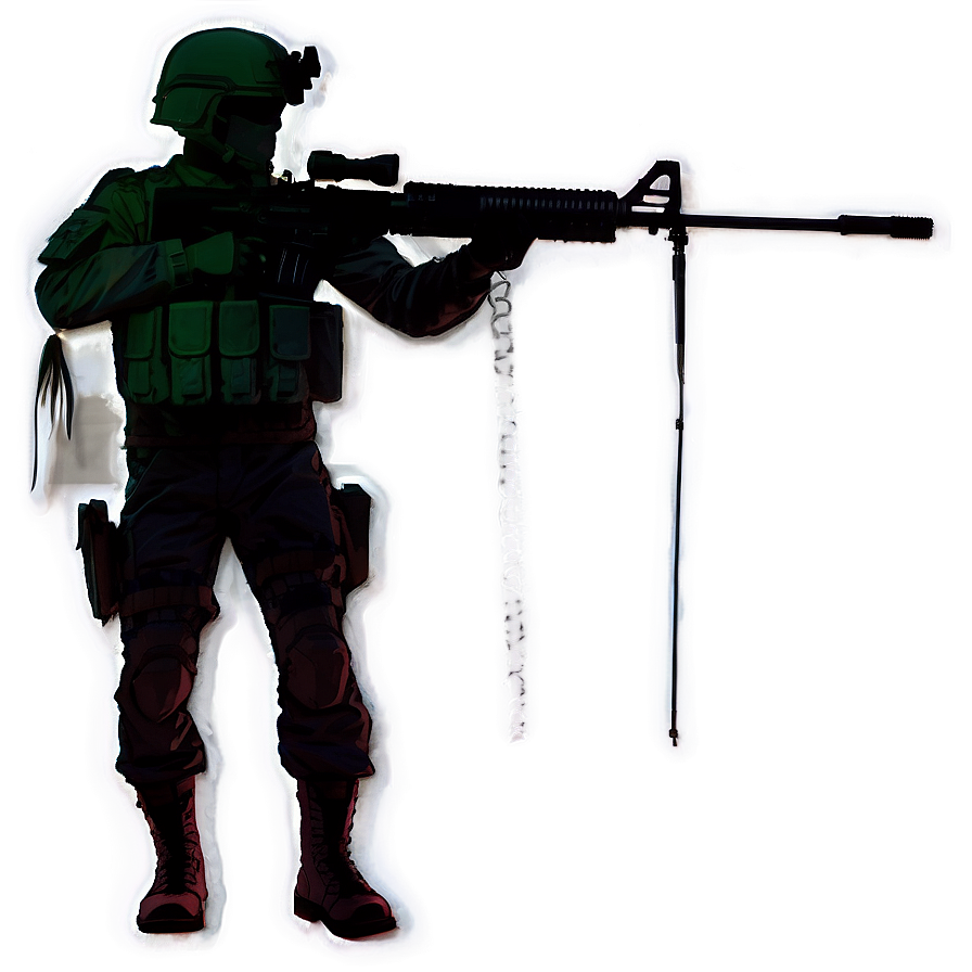 Warzone Soldier Silhouette Png Lcb30 PNG image