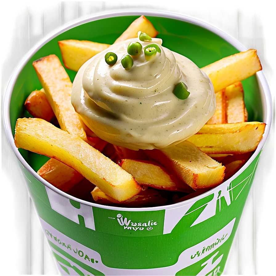 Wasabi Mayo Fries Png 05242024 PNG image