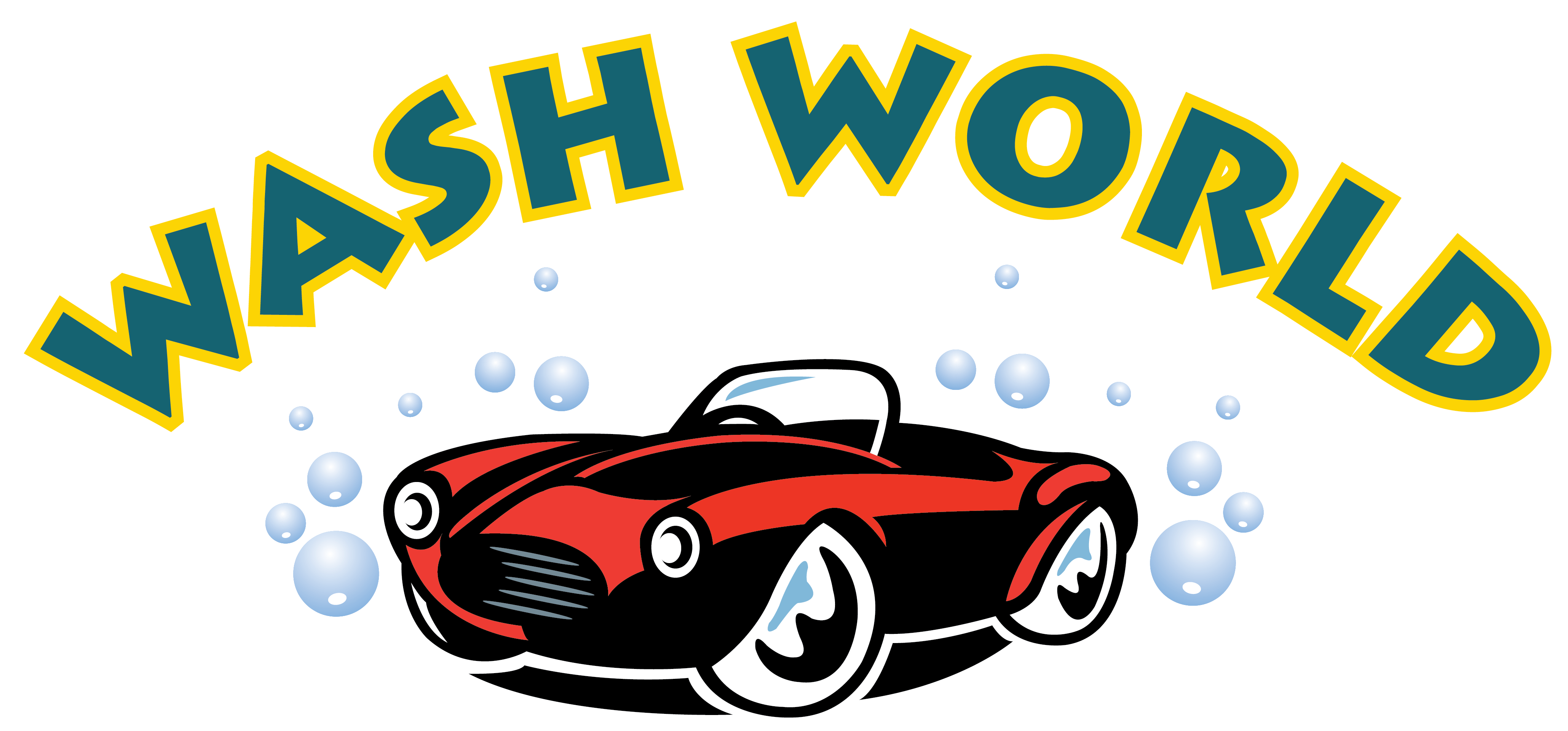 Wash World Car Clean Logo PNG image