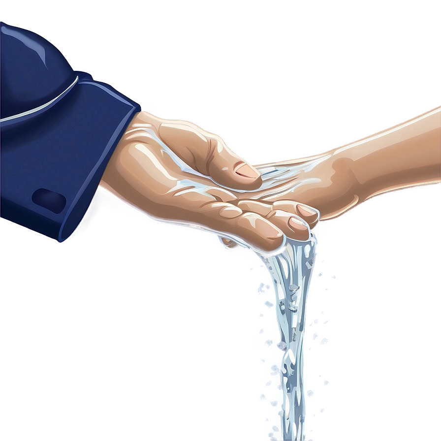 Washing Hands In Running Water Png 06122024 PNG image