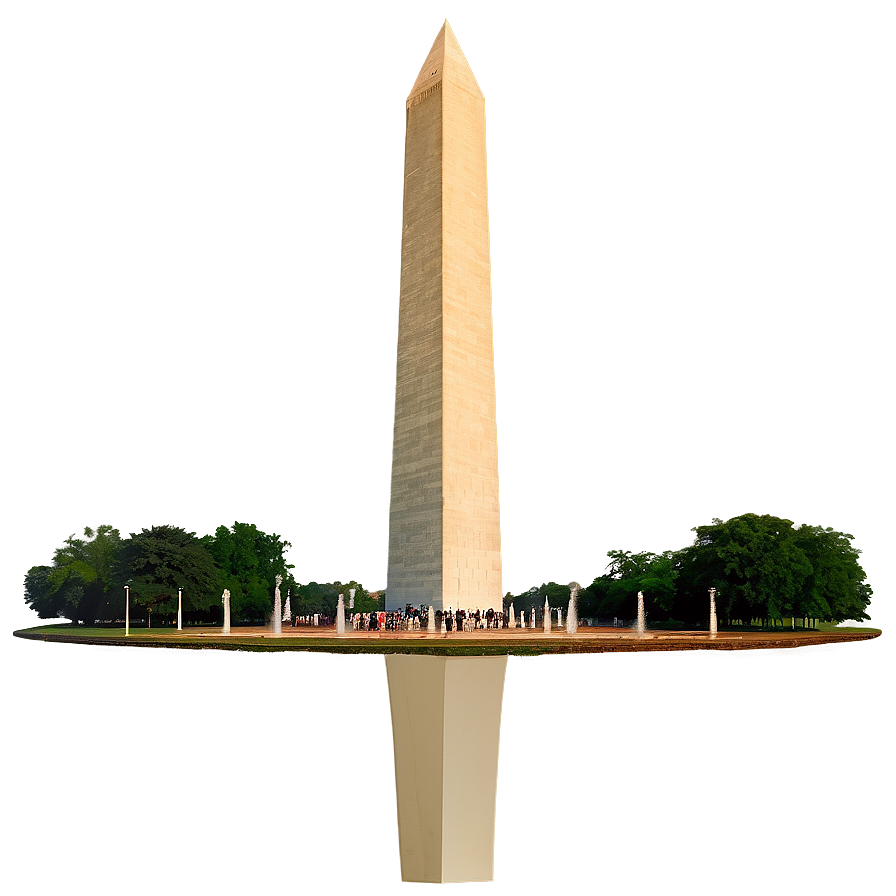 Washington Monument During Rain Png Ldu90 PNG image