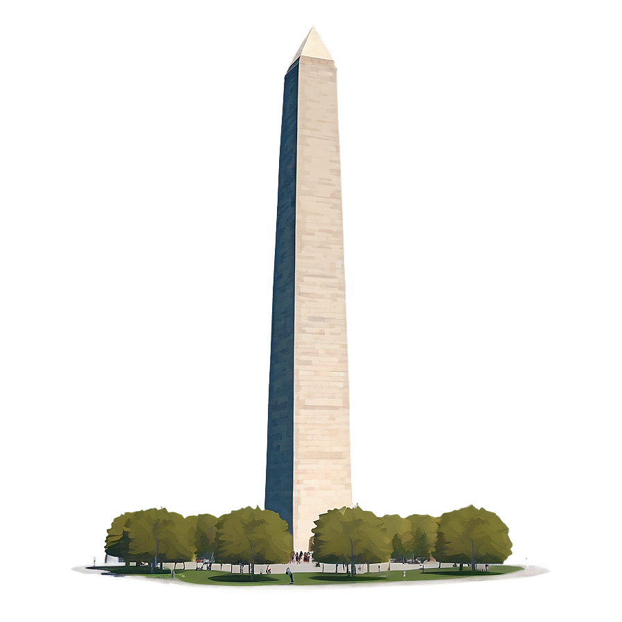 Washington Monument On Sunny Day Png 06202024 PNG image