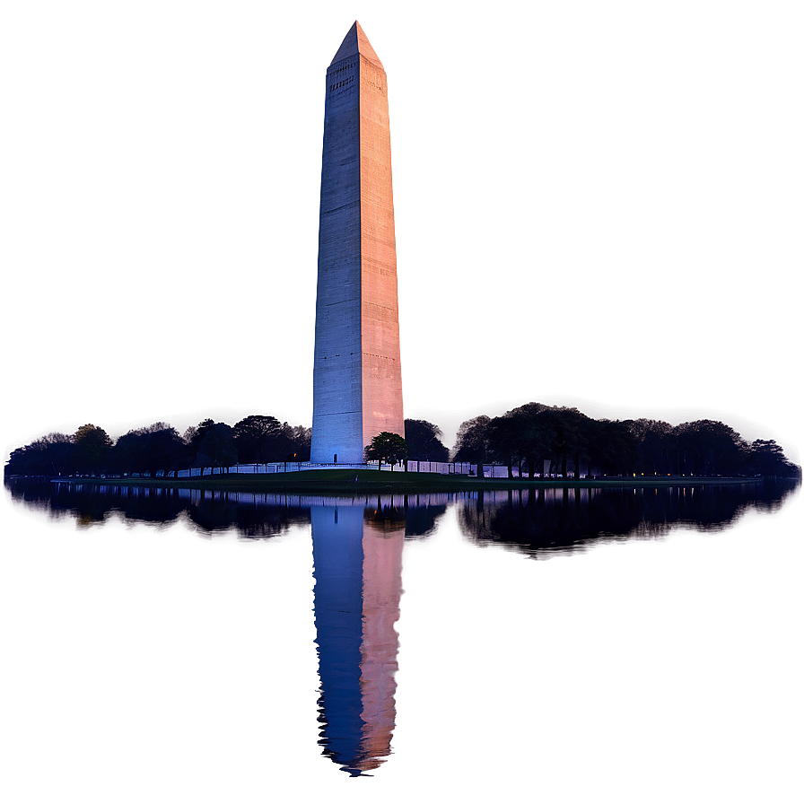 Washington Monument Sunrise Scenery Png Ahx PNG image