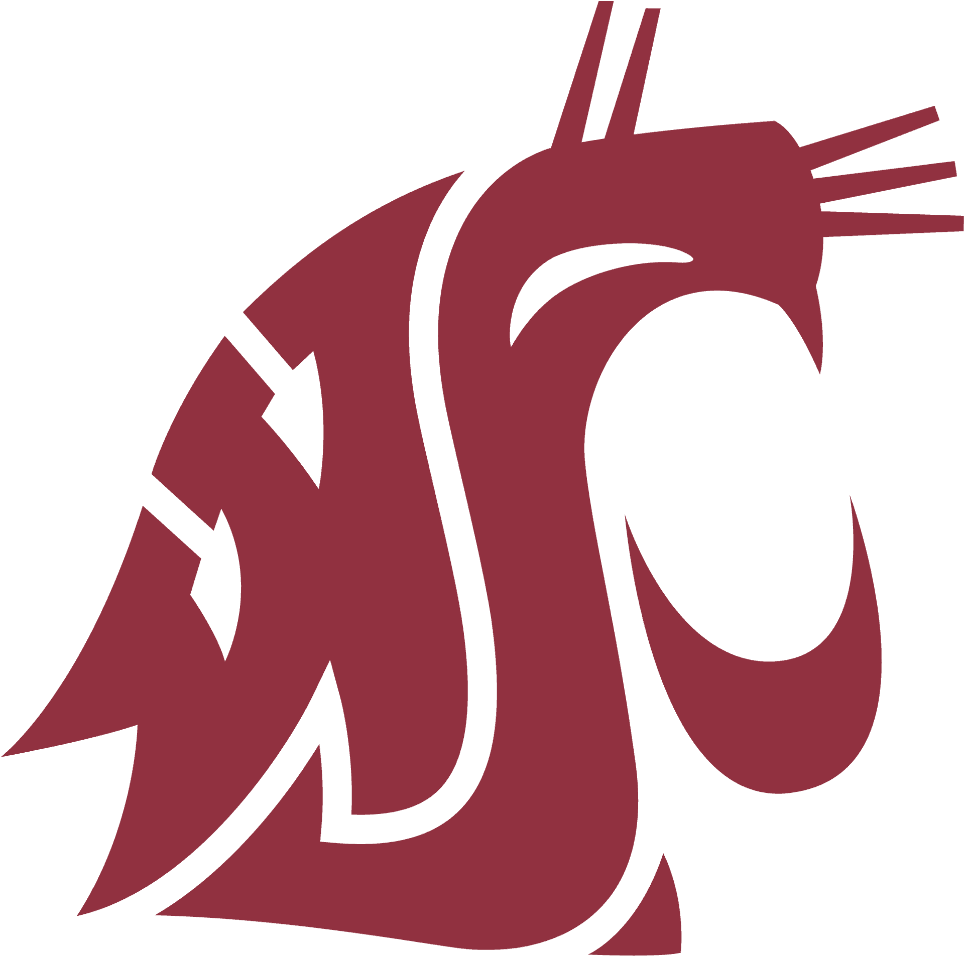 Washington State Cougar Logo PNG image