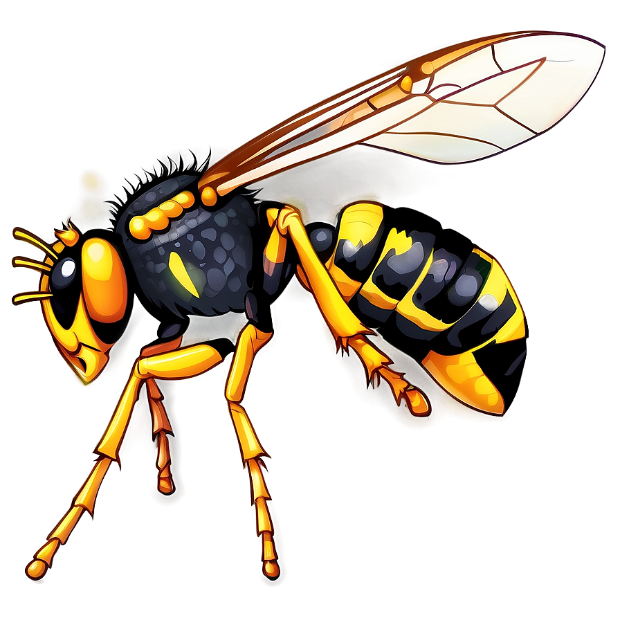 Wasp Illustration Png 90 PNG image