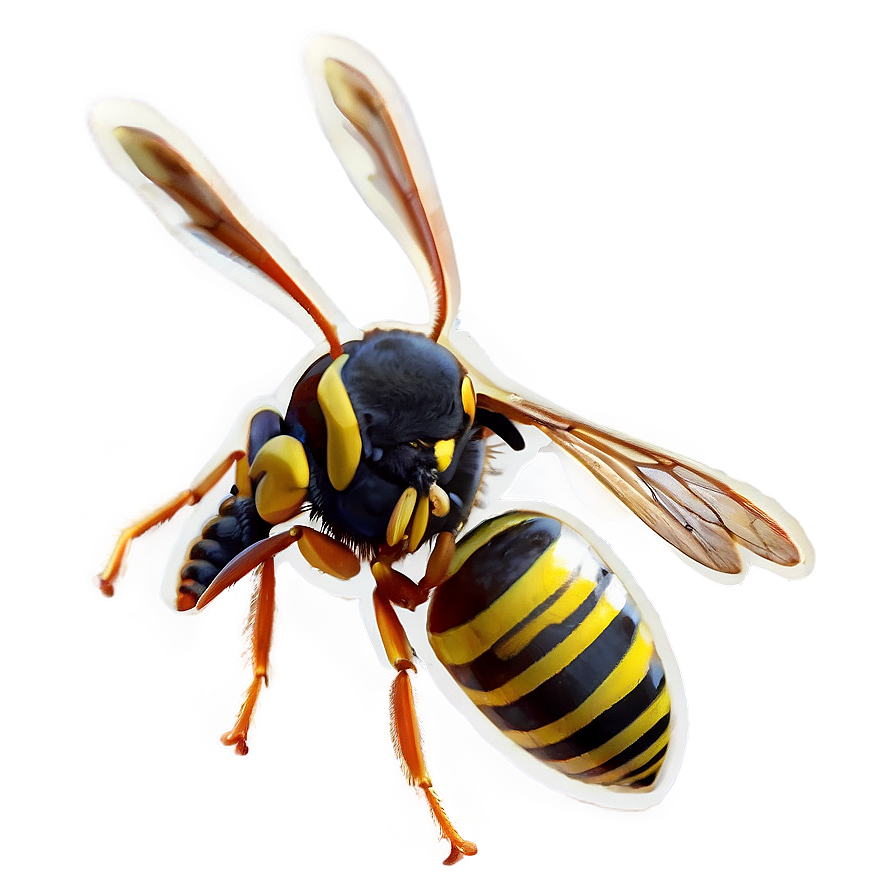 Wasp In Nature Png 64 PNG image