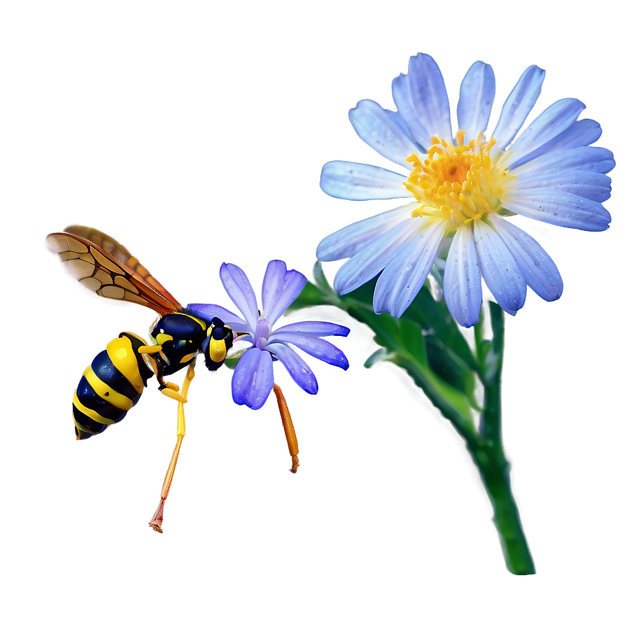Wasp On Flower Png Cph86 PNG image
