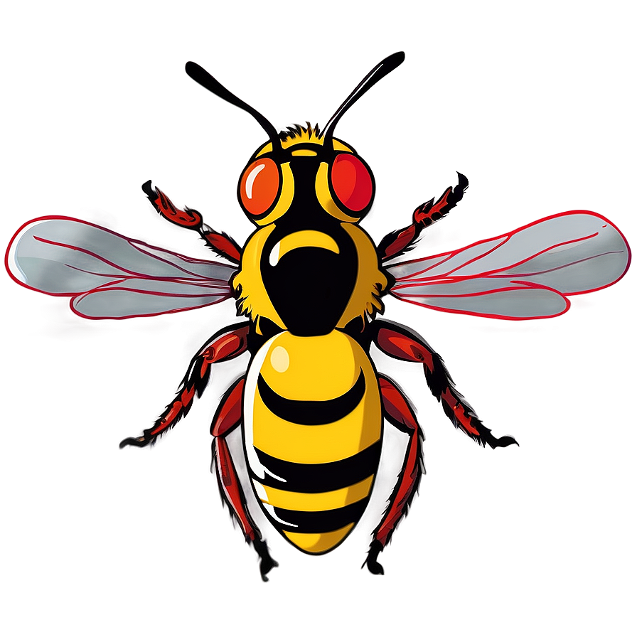 Wasp Vector Art Png Ess PNG image