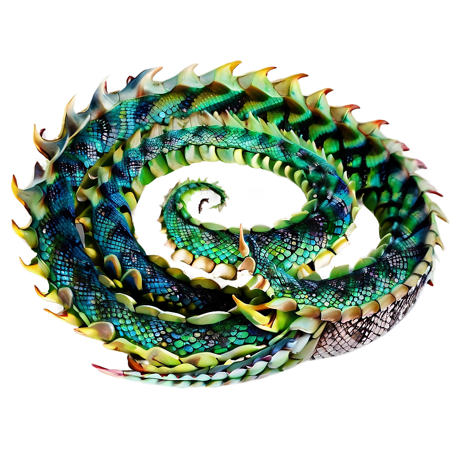 Water Dragon Scales Png 06282024 PNG image