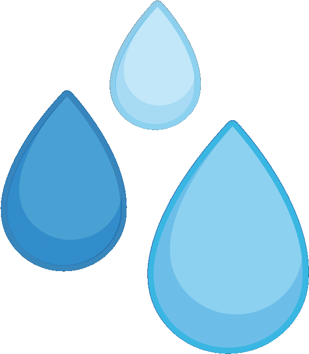 Water Drops Vector Illustration PNG image