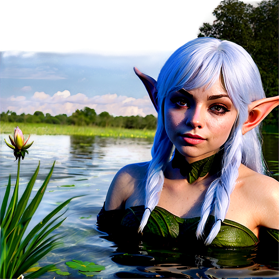 Water Elf By The Lake Png Lrt PNG image