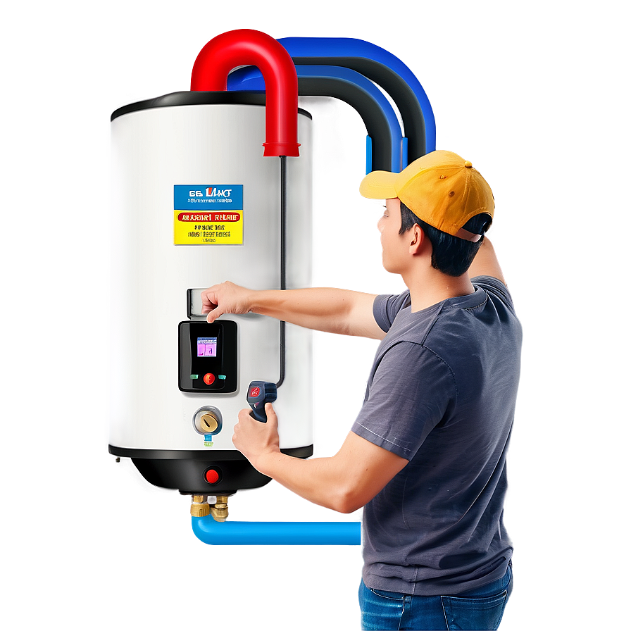 Water Heater Expansion Tank Installation Png Qej61 PNG image