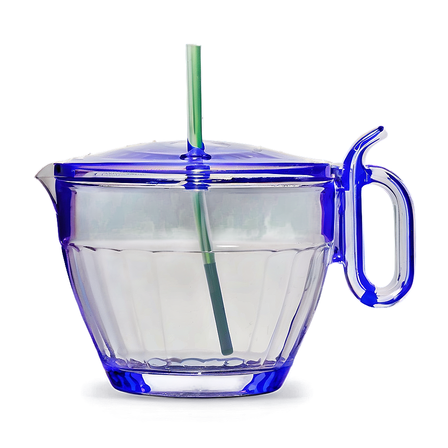 Water Jug With Straw Png 06292024 PNG image
