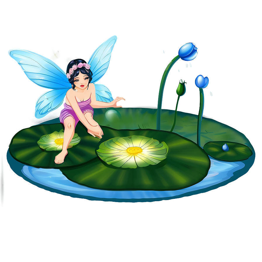 Water Lily Fairy Png 78 PNG image