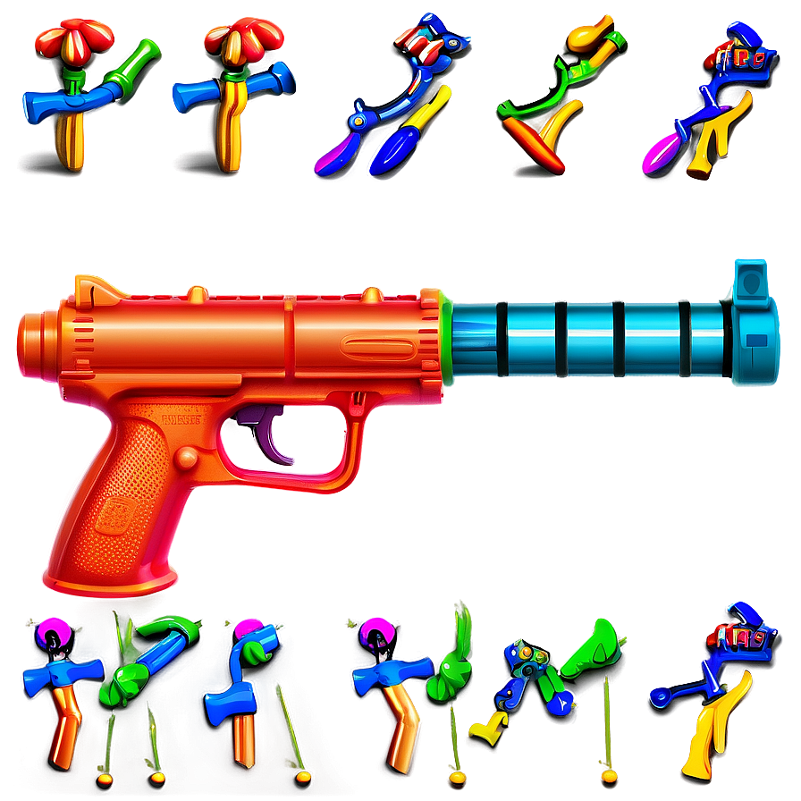 Water Pistol Toy Gun Png Dks35 PNG image