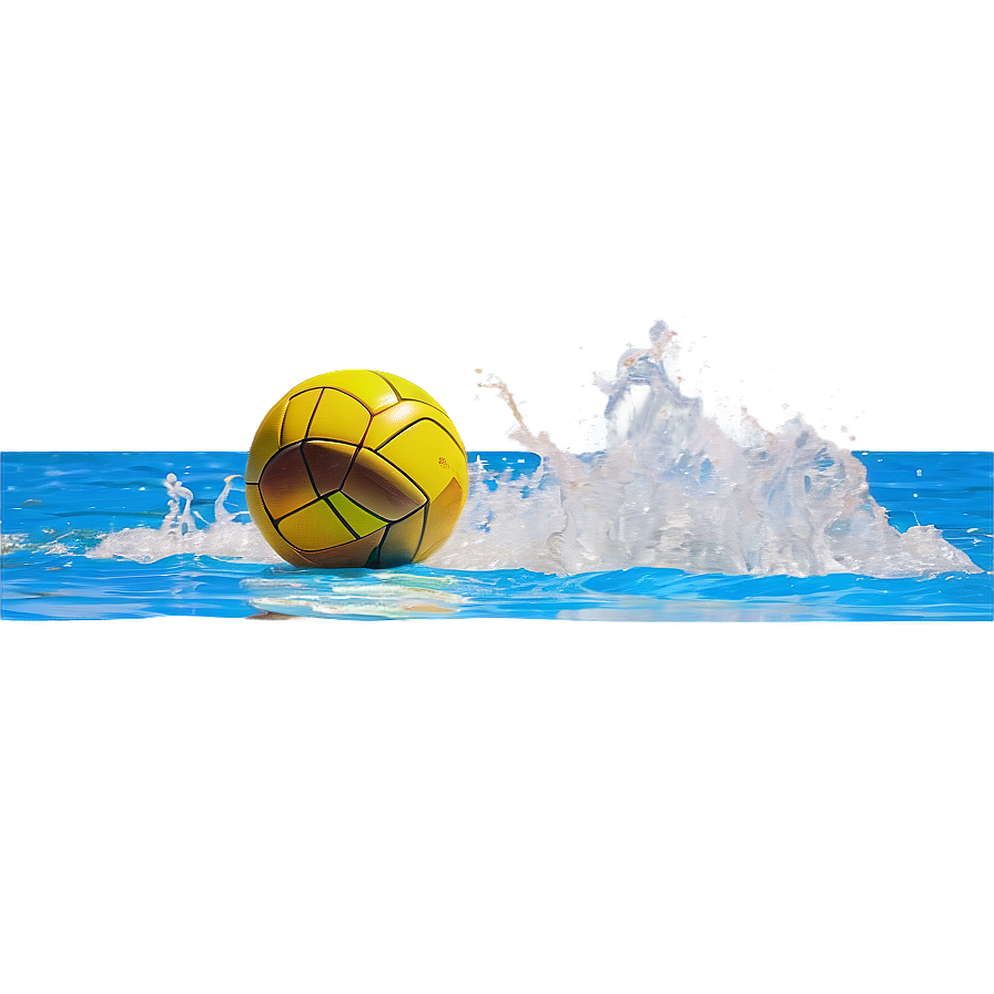 Water Polo Ball In Motion Png Rwu PNG image